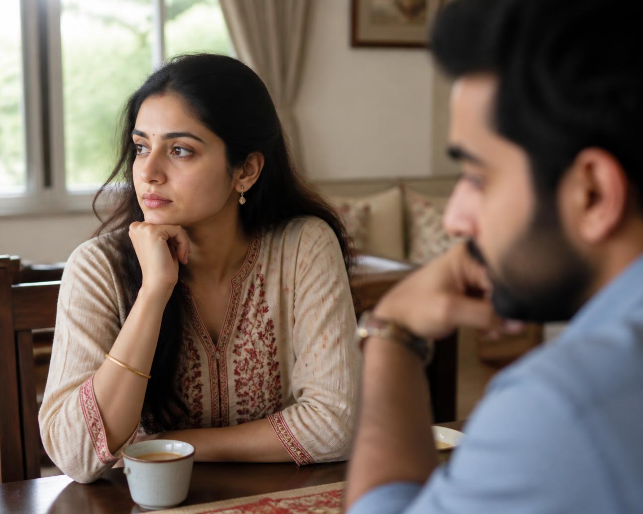 Ghar me shaadi ki baat par soch me doobi ek yuvati